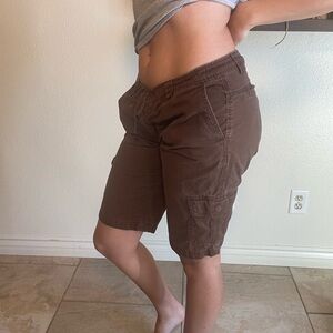 Vintage Women's Brown Cargo Shorts